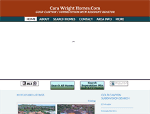 Tablet Screenshot of carawrighthomes.com